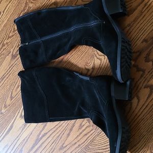 Cute black tall boots